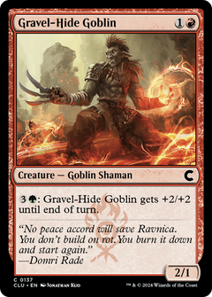Gravel-Hide Goblin [Ravnica: Clue Edition]-1
