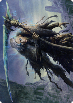 Egon, God of Death // Egon, God of Death (ASKHM-024) - Art Series: Kaldheim (Borderless) Foil-1