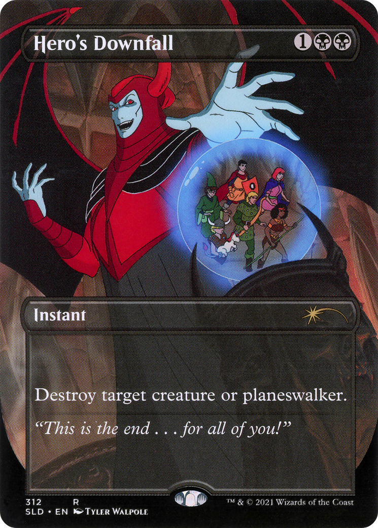 Hero's Downfall (Borderless) [Secret Lair Drop Series]-1