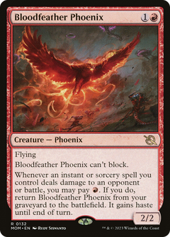 Bloodfeather Phoenix (MOM-132) - March of the Machine Foil-1