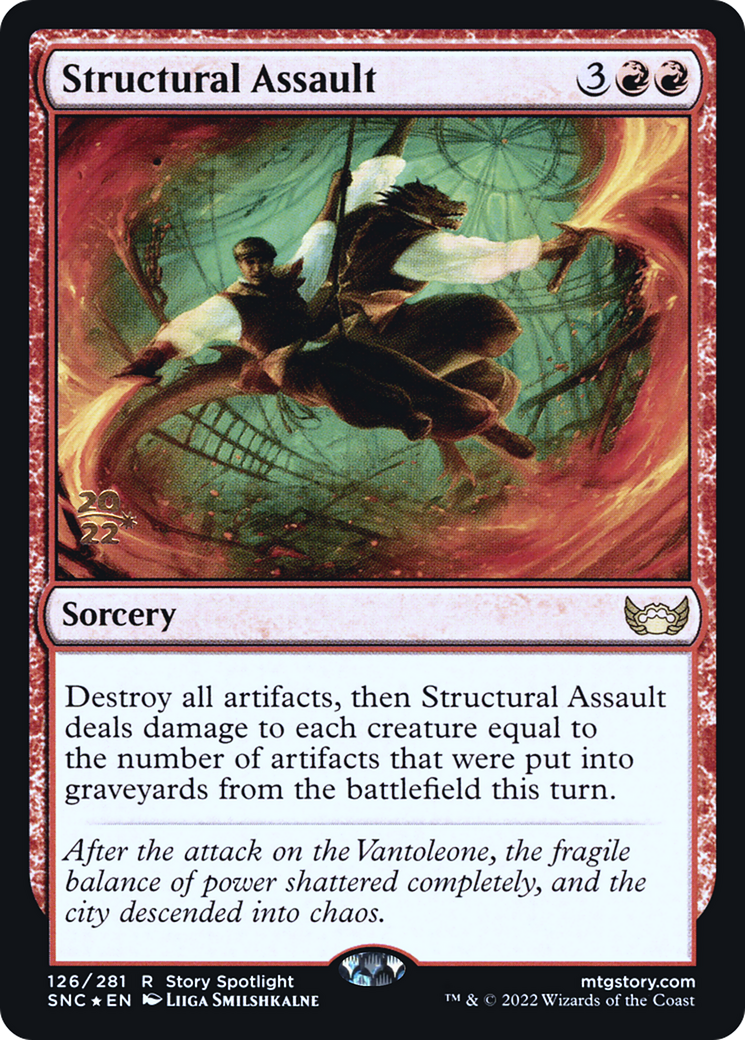 Structural Assault [Streets of New Capenna Prerelease Promos]-1