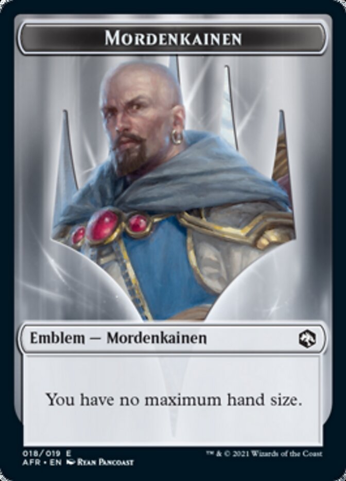 Wolf // Mordenkainen Emblem Double-Sided Token [Dungeons & Dragons: Adventures in the Forgotten Realms Tokens]-2