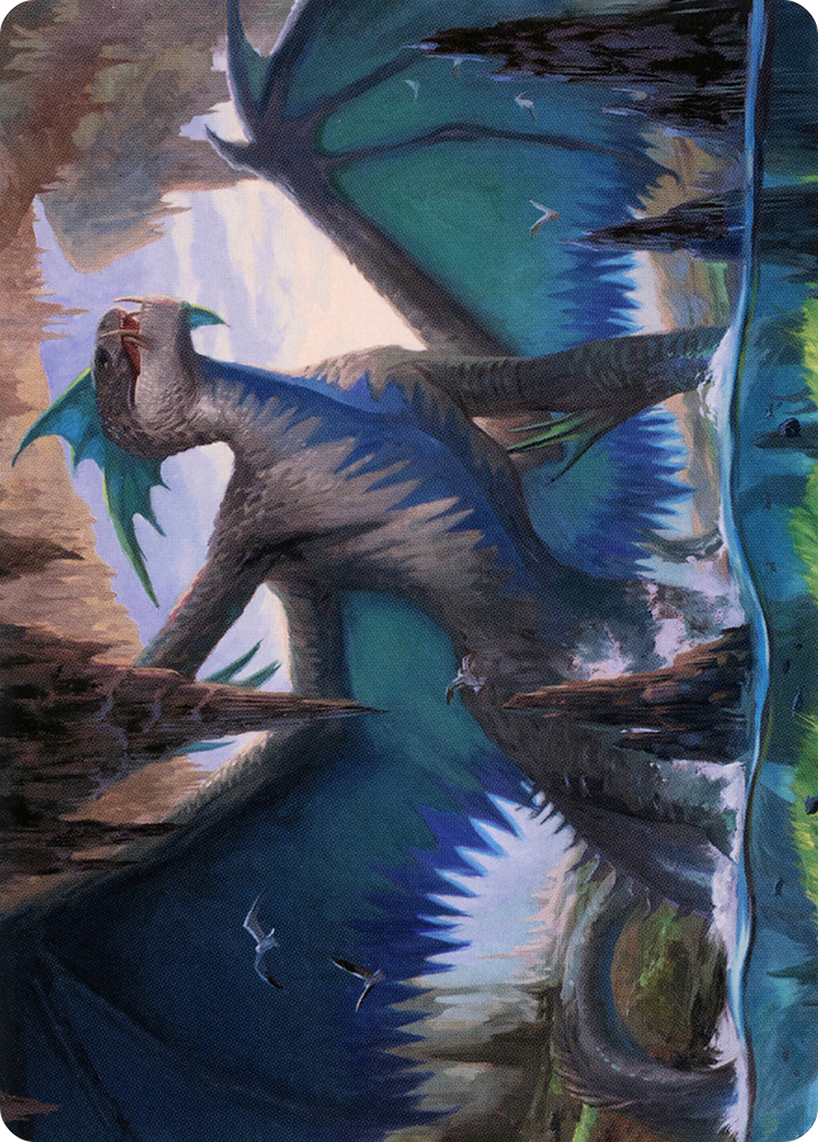 Murktide Regent // Murktide Regent (AMH2-020) - Modern Horizons 2 Art Series (Borderless) Foil-1