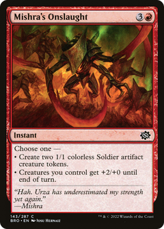 Mishra's Onslaught [The Brothers' War]-1
