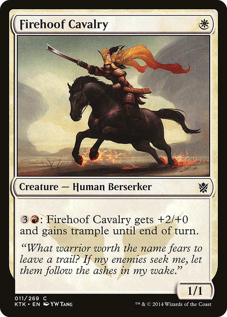 Firehoof Cavalry [Khans of Tarkir]-1