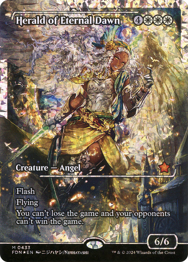 Herald of Eternal Dawn (Showcase) (Fracture Foil) [Foundations]-1