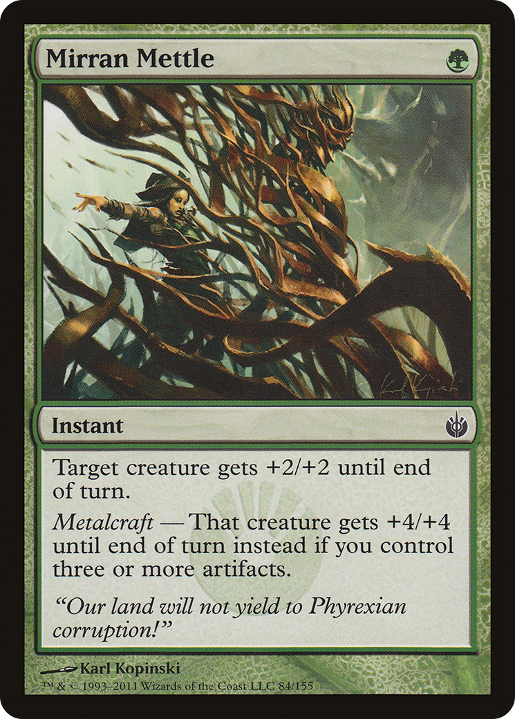 Mirran Mettle [Mirrodin Besieged]-1