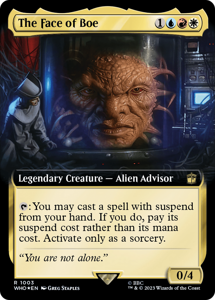 The Face of Boe (Extended Art) (Surge Foil) [Doctor Who]-1