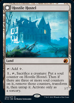 Hostile Hostel // Creeping Inn [Innistrad: Midnight Hunt]-1