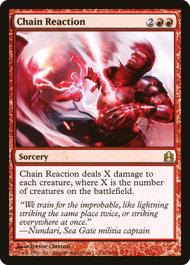 Chain Reaction [Commander 2011]-1