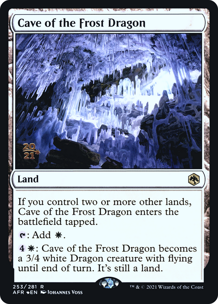 Cave of the Frost Dragon [Dungeons & Dragons: Adventures in the Forgotten Realms Prerelease Promos]-1