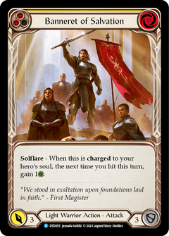 Banneret of Salvation [DTD055] (Dusk Till Dawn)  Rainbow Foil-2