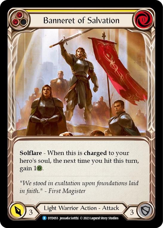 Banneret of Salvation [DTD055] (Dusk Till Dawn)  Rainbow Foil-2