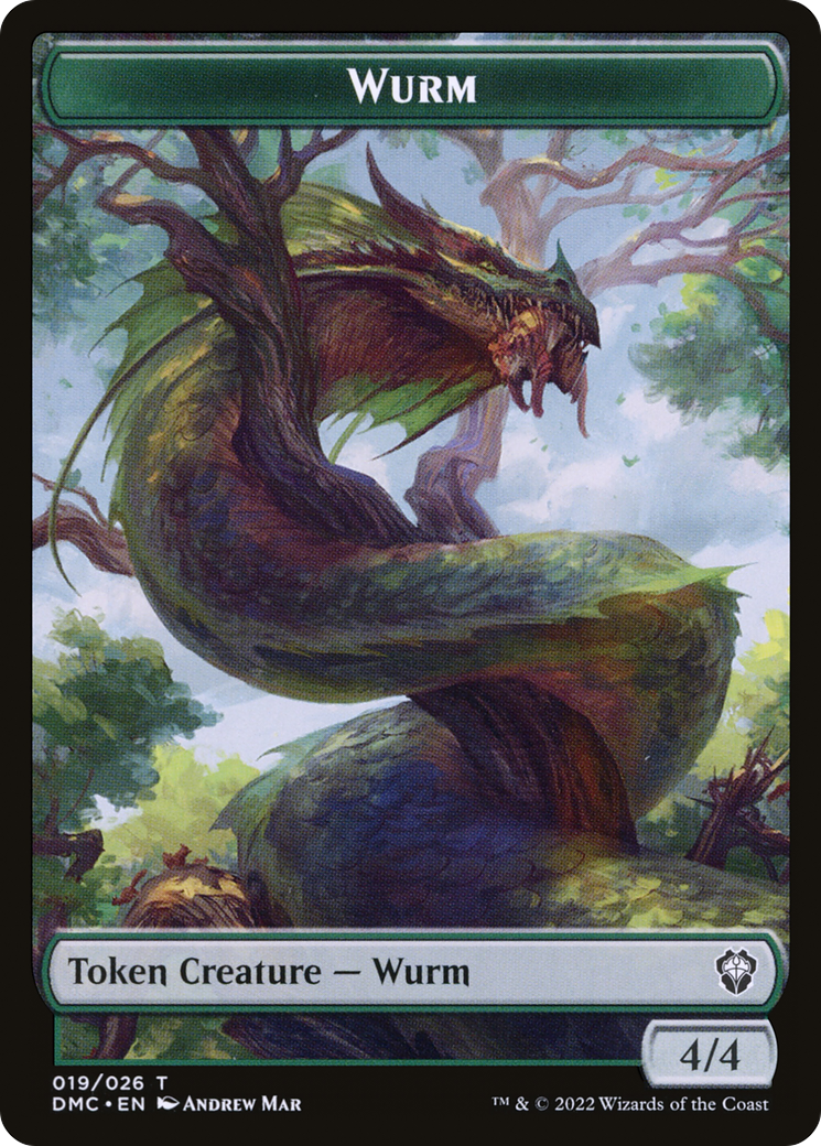 Wurm (TDMU-019) - Dominaria United Tokens-1