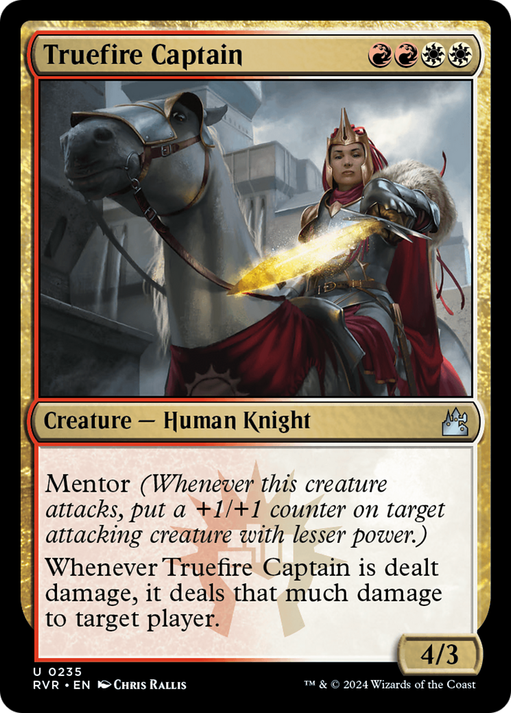 Truefire Captain (RVR-235) - Ravnica Remastered Foil-1