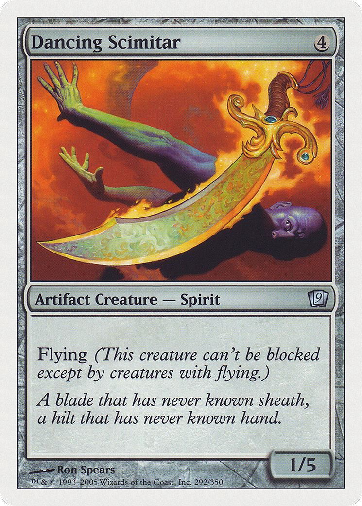 Dancing Scimitar [Ninth Edition]-1