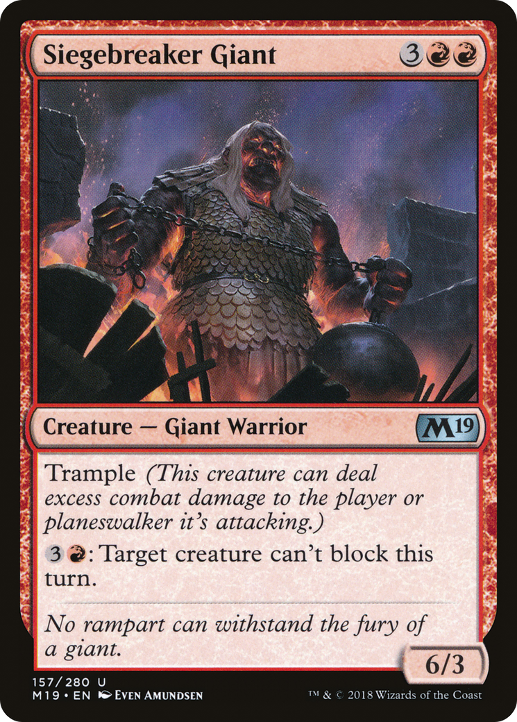 Siegebreaker Giant [Core Set 2019]-1