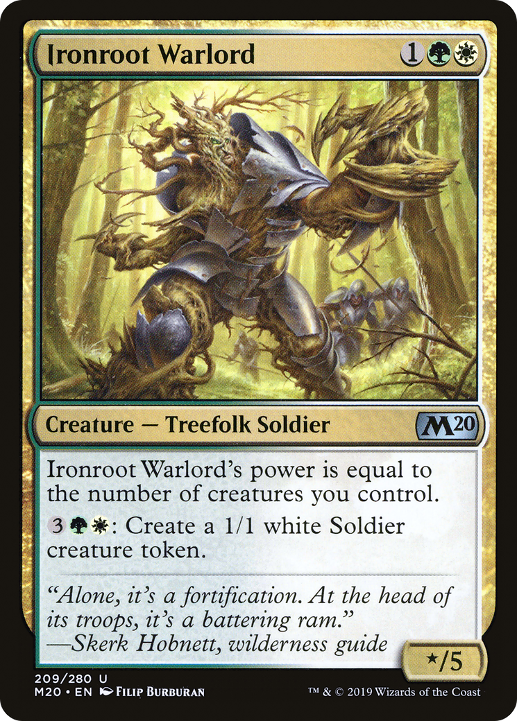 Ironroot Warlord [Core Set 2020]-1