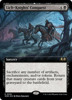 Lich-Knights' Conquest (Extended Art) [Wilds of Eldraine]-1