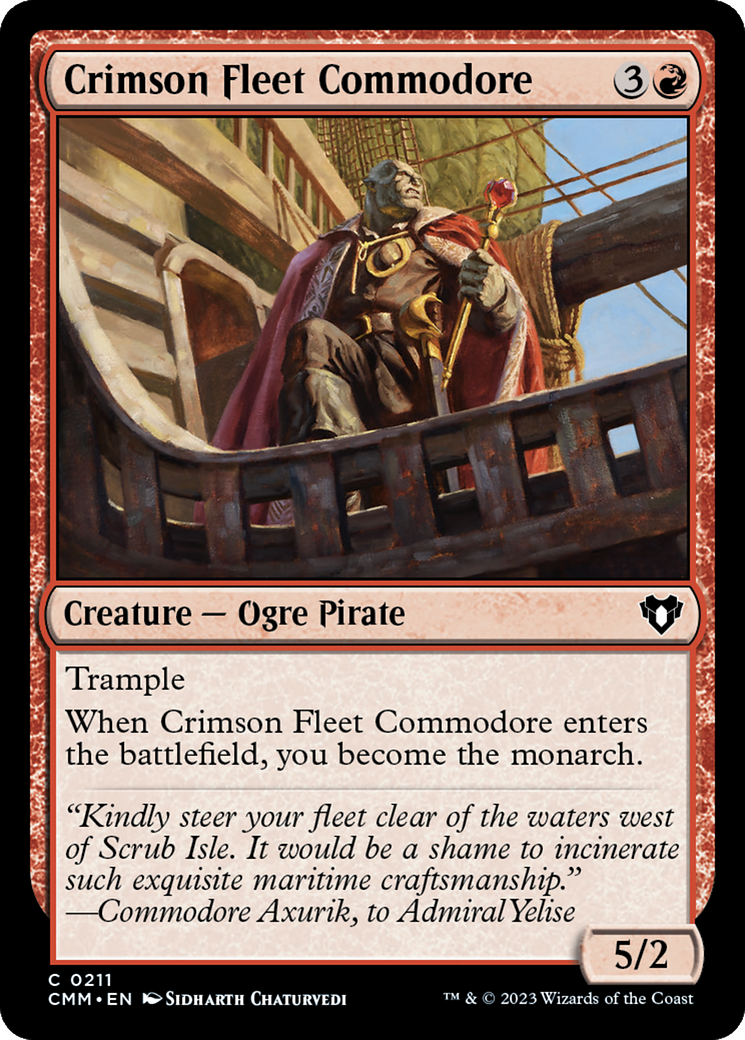 Crimson Fleet Commodore [Commander Masters]-1