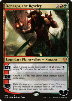 Xenagos, the Reveler (CLB-853) - Commander Legends: Battle for Baldur's Gate-1