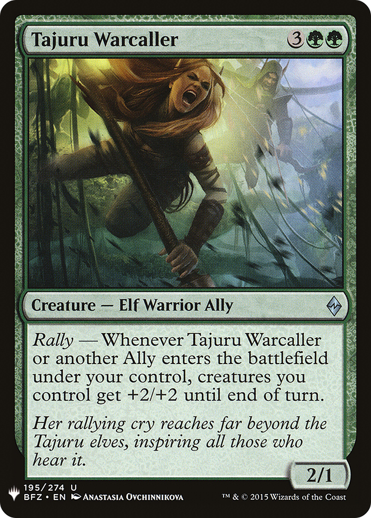 Tajuru Warcaller [Mystery Booster]-1