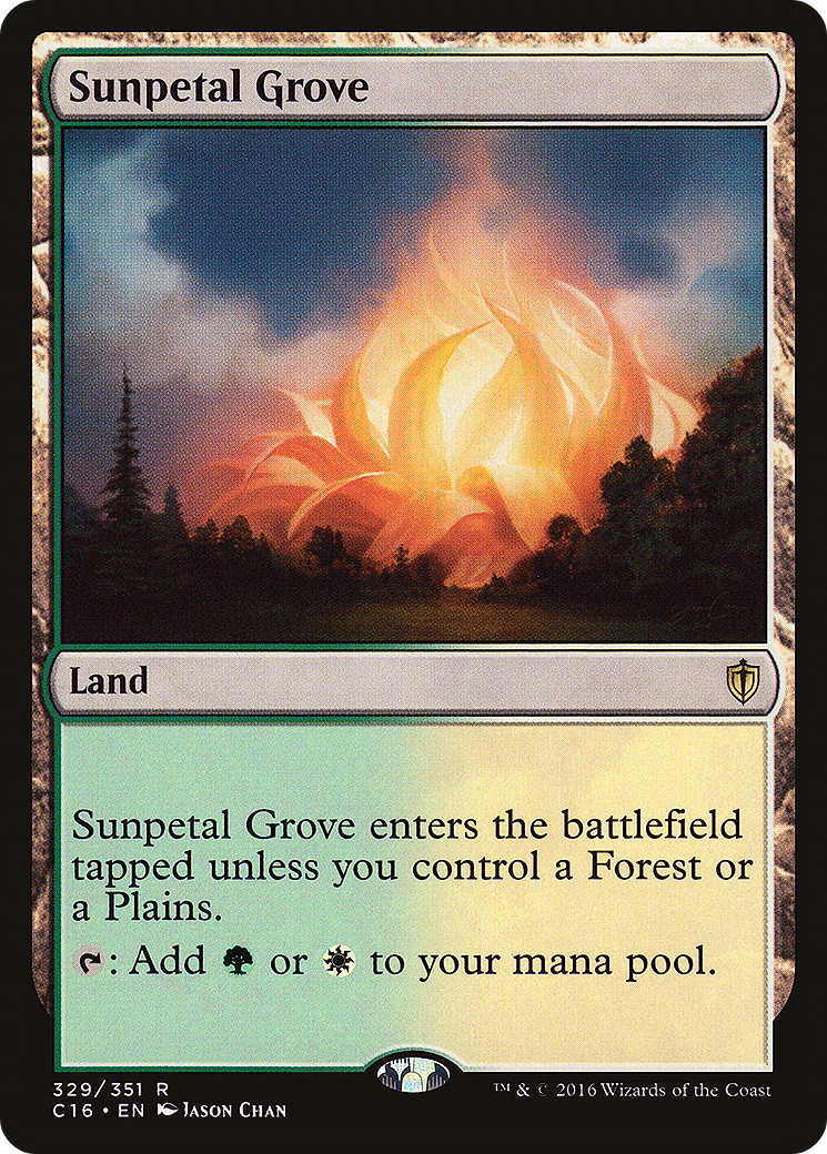 Sunpetal Grove [Commander 2016]-1