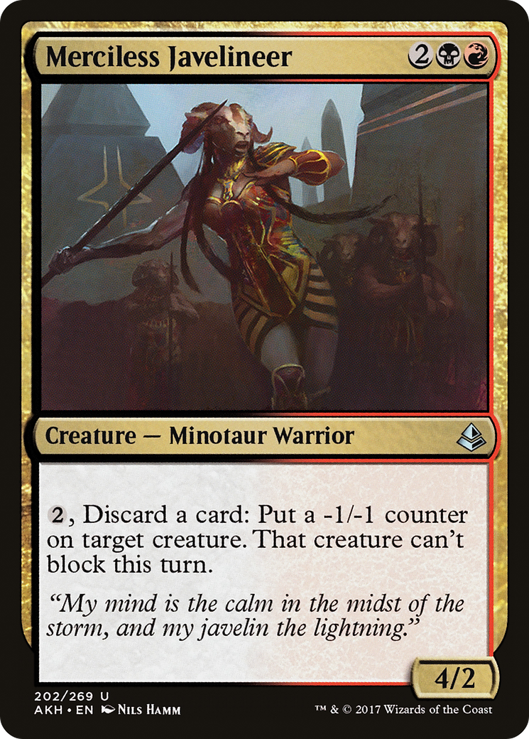 Merciless Javelineer [Amonkhet]-1