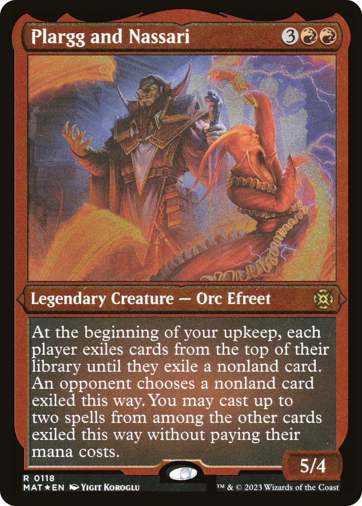 Plargg and Nassari (MAT-118) - March of the Machine: The Aftermath Etched Foil-1