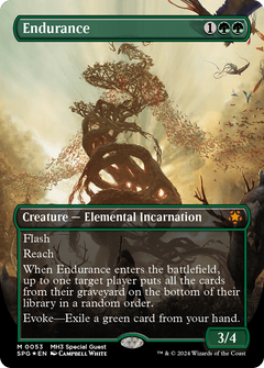 Endurance (Borderless) (Textured Foil) [Modern Horizons 3 Special Guests]-1