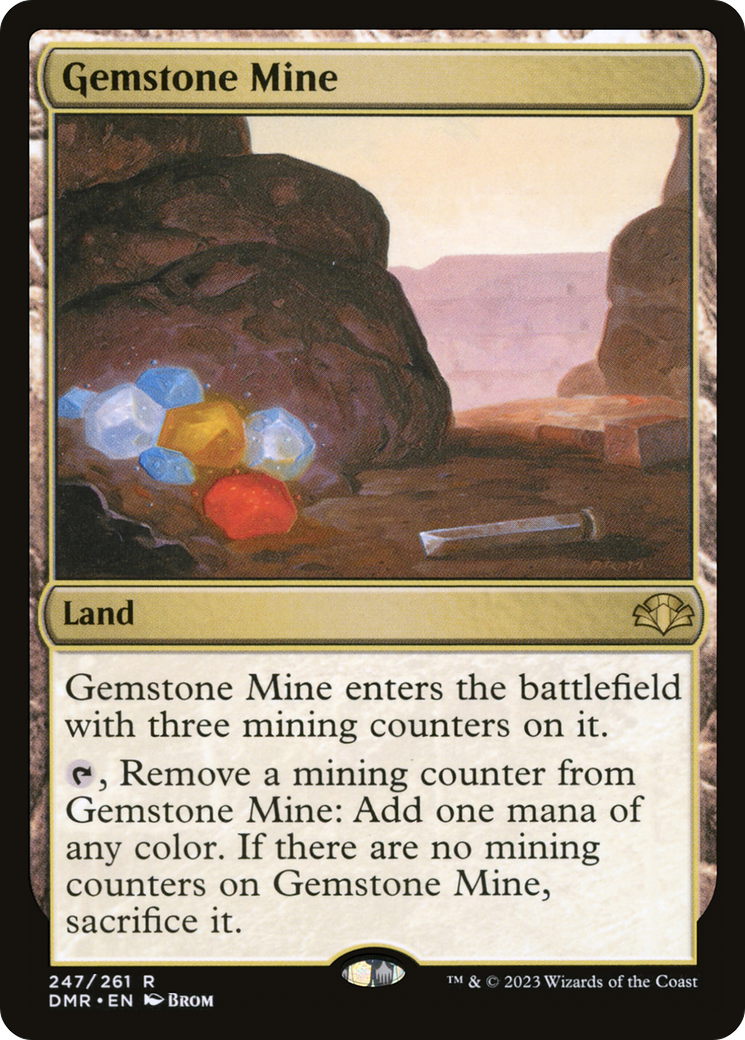 Gemstone Mine [Dominaria Remastered]-1