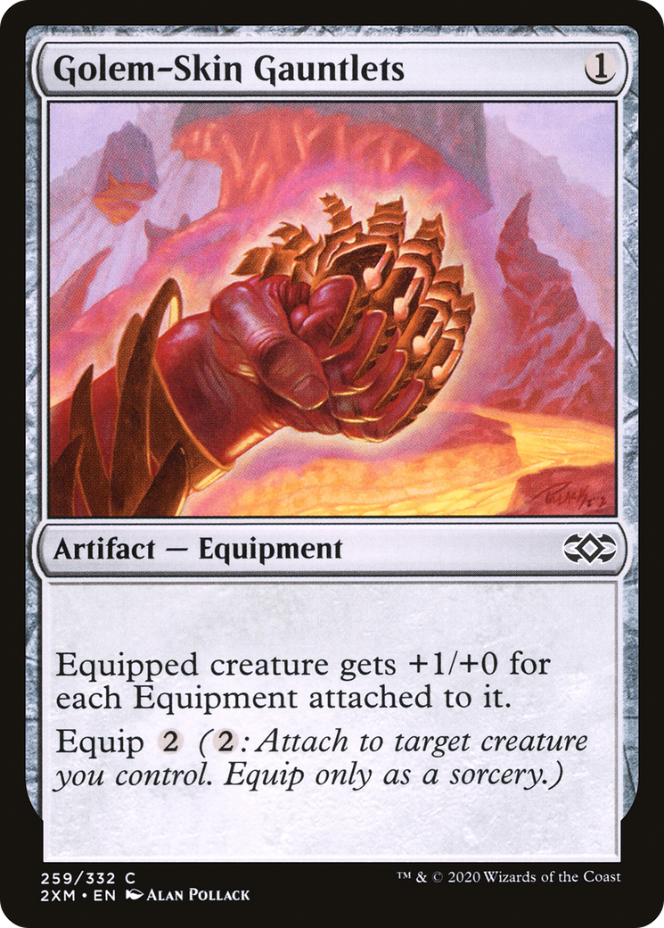 Golem-Skin Gauntlets [Double Masters]-1
