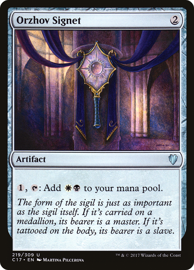 Orzhov Signet [Commander 2017]-1