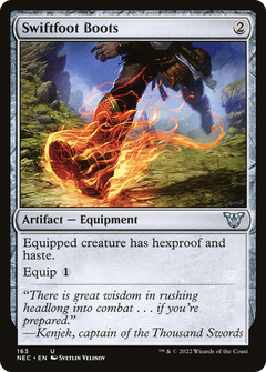 Swiftfoot Boots [Kamigawa: Neon Dynasty Commander]-1