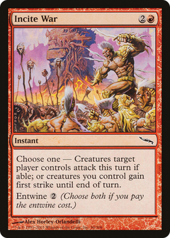 Incite War [Mirrodin]-1