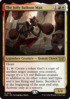 The Jolly Balloon Man (PDSK-219P) - Duskmourn: House of Horror Promos-1