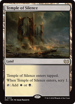 Temple of Silence [Duskmourn: House of Horror Commander]-1