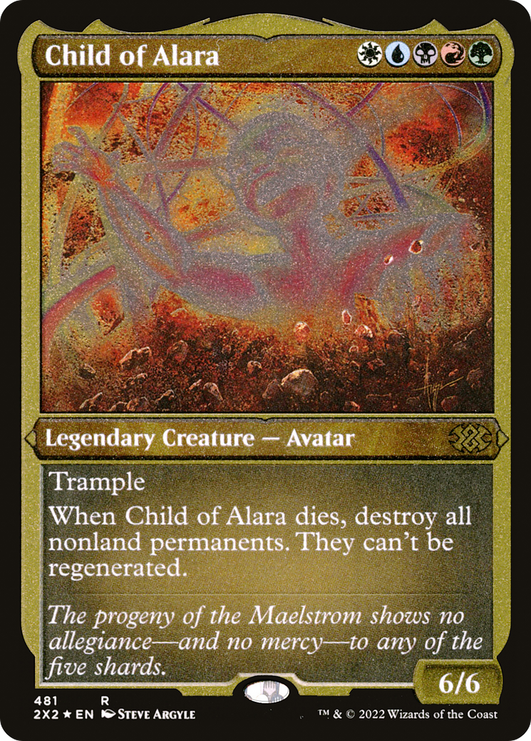 Child of Alara (Foil Etched) [Double Masters 2022]-1