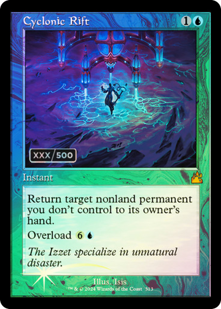 Cyclonic Rift (Retro) (Serialized) [Ravnica Remastered]-1