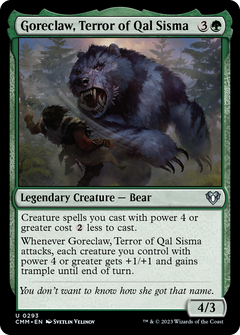 Goreclaw, Terror of Qal Sisma [Commander Masters]-1