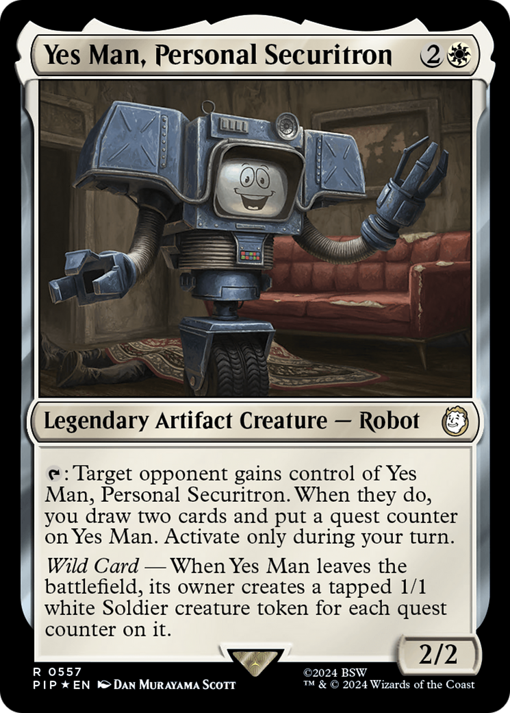 Yes Man, Personal Securitron (Surge Foil) [Fallout]-1
