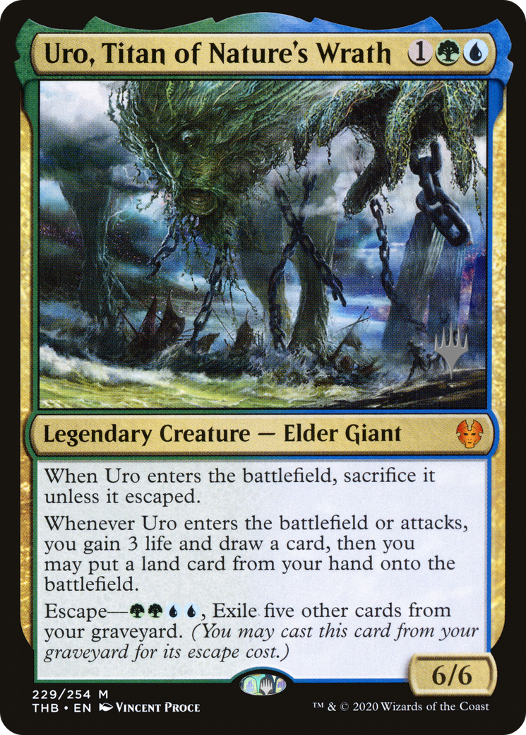 Uro, Titan of Nature's Wrath (PPTHB-229) - Theros Beyond Death Promos-1