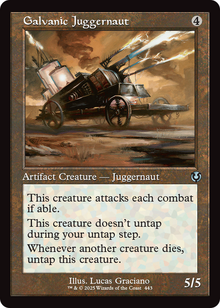 Galvanic Juggernaut (Retro Frame) [Innistrad Remastered]-1