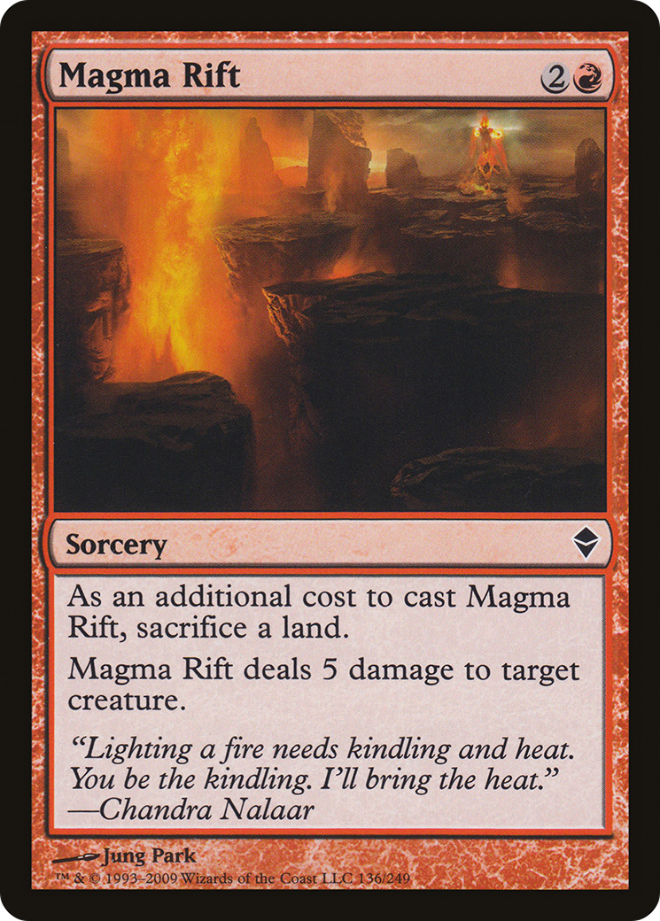 Magma Rift [Zendikar]-1