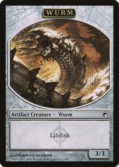 Wurm Token (9) (SOM-009) - Scars of Mirrodin Tokens-1