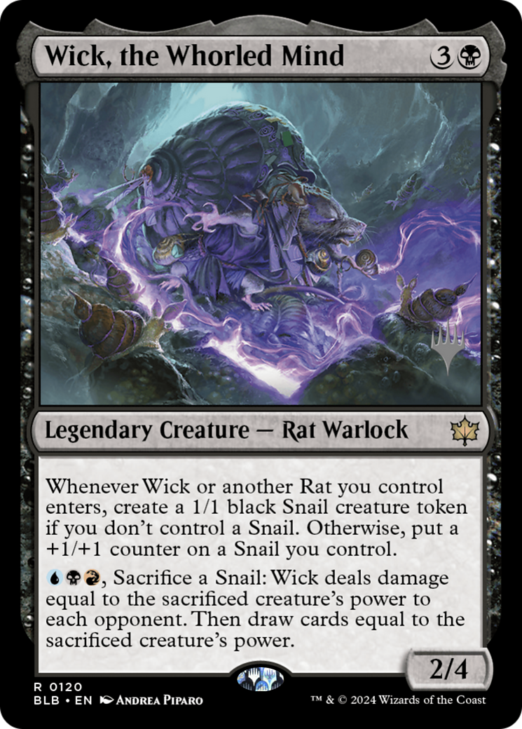 Wick, the Whorled Mind (PPBLB-120) - Bloomburrow Promos Foil-1