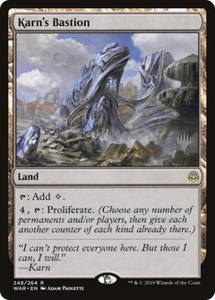 Karn's Bastion (Promo Pack) [War of the Spark Promos]-1