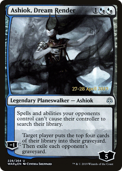 Ashiok, Dream Render [War of the Spark Prerelease Promos]-1