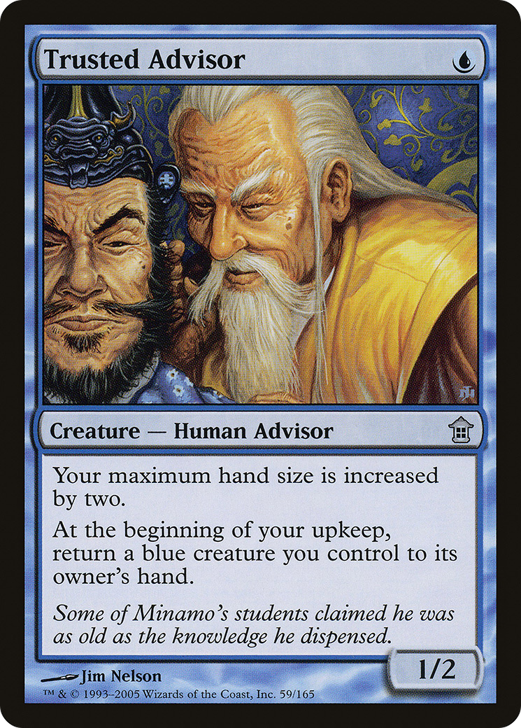 Trusted Advisor (SOK-059) - Saviors of Kamigawa-1