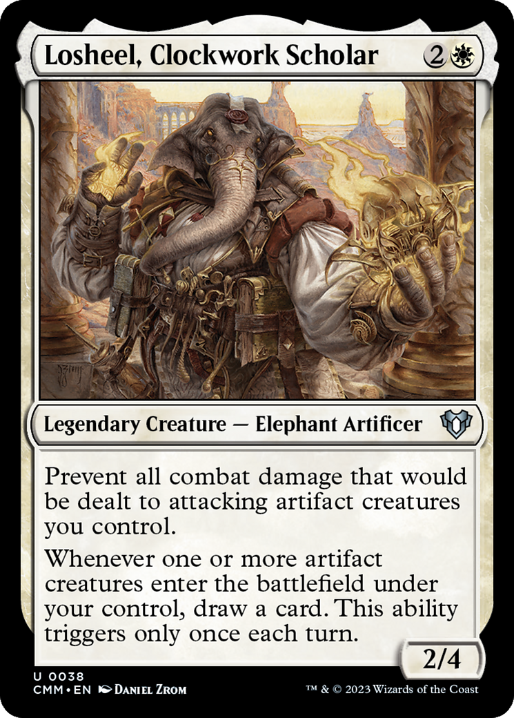 Losheel, Clockwork Scholar [Commander Masters]-1